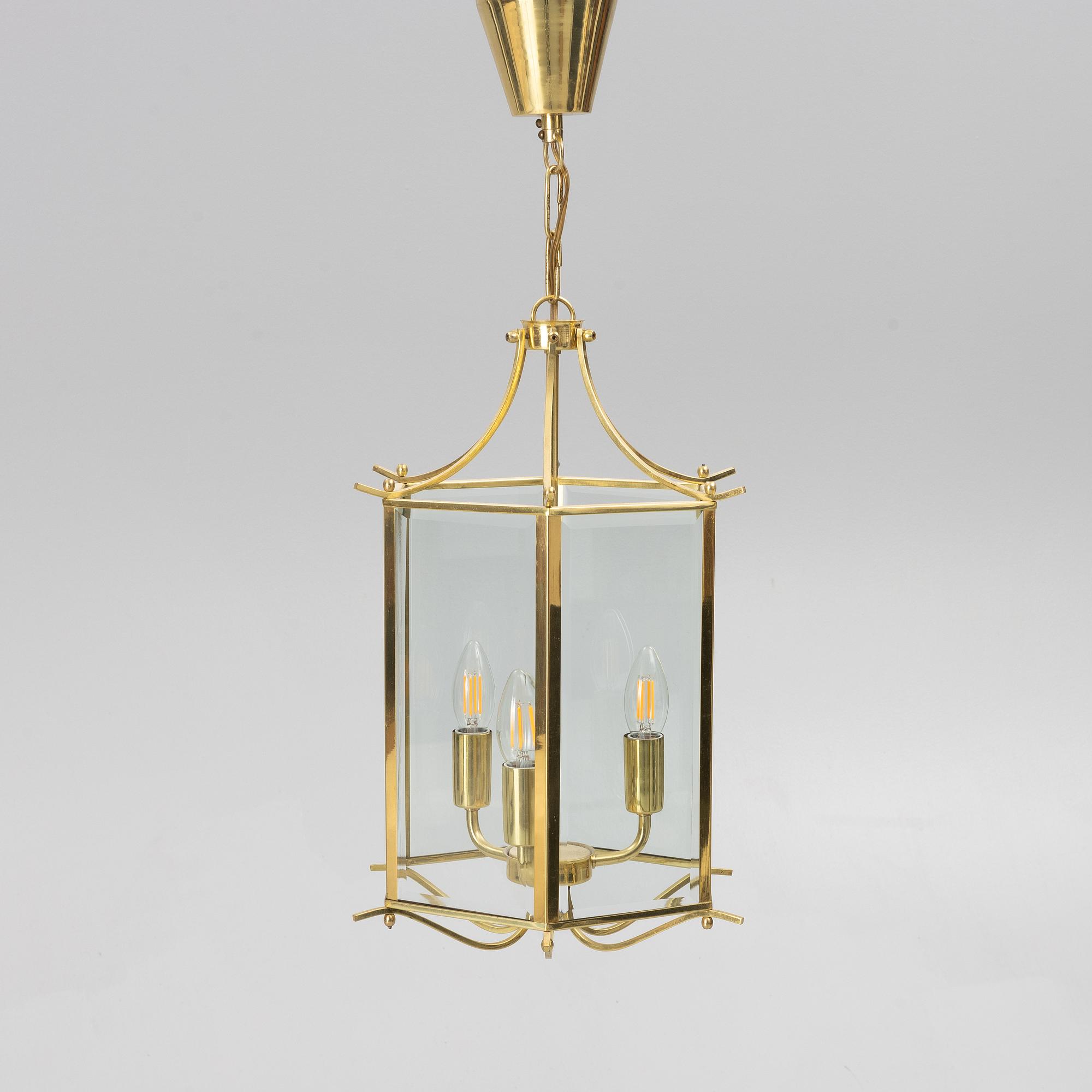 A ceiling lamp, late 20th Century.