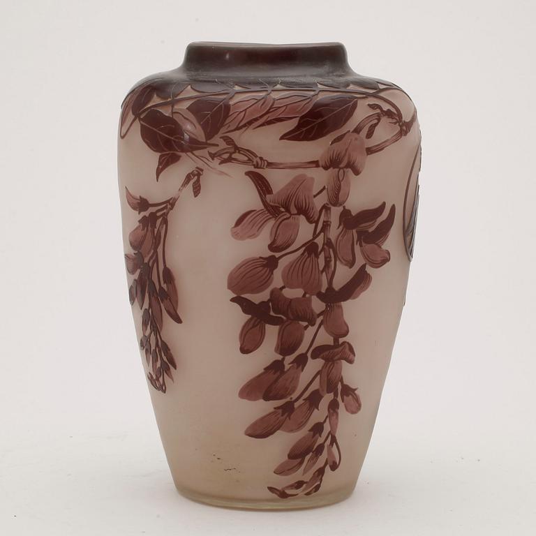 VAS, glas, Emile Gallé, Nancy, Frankrike, jugend.