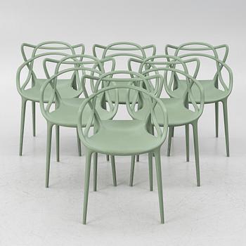 Philippe Starck, & Eugeni Quitllet, stolar, 6 st, "Masters" Kartell, Italien.