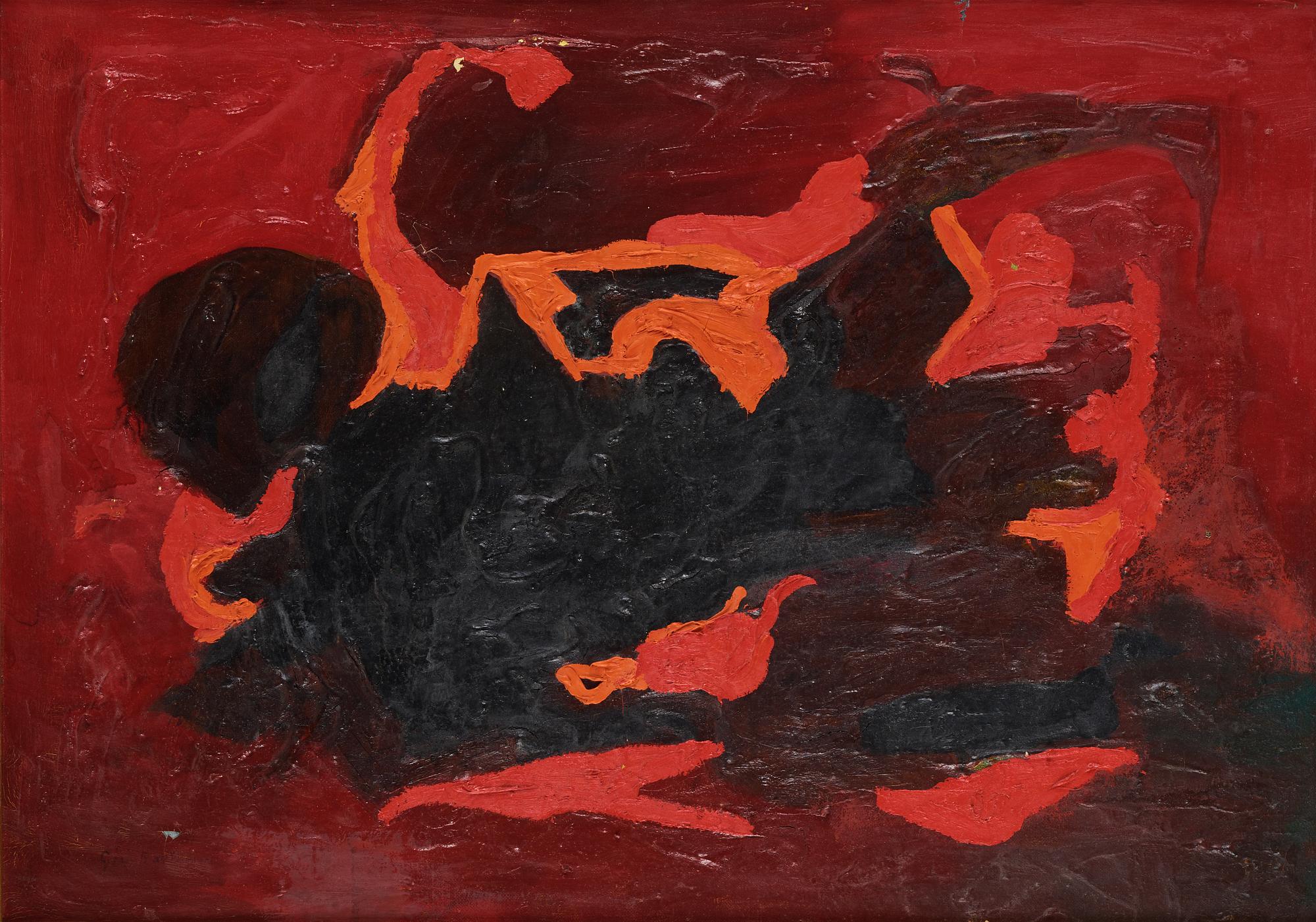 Siri Rathsman, oil on canvas, signed Siri Rathsman.