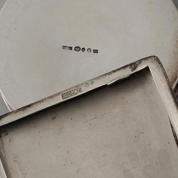 ETUI samt DOSA, silver, 1900-tal. Vikt 155 g.