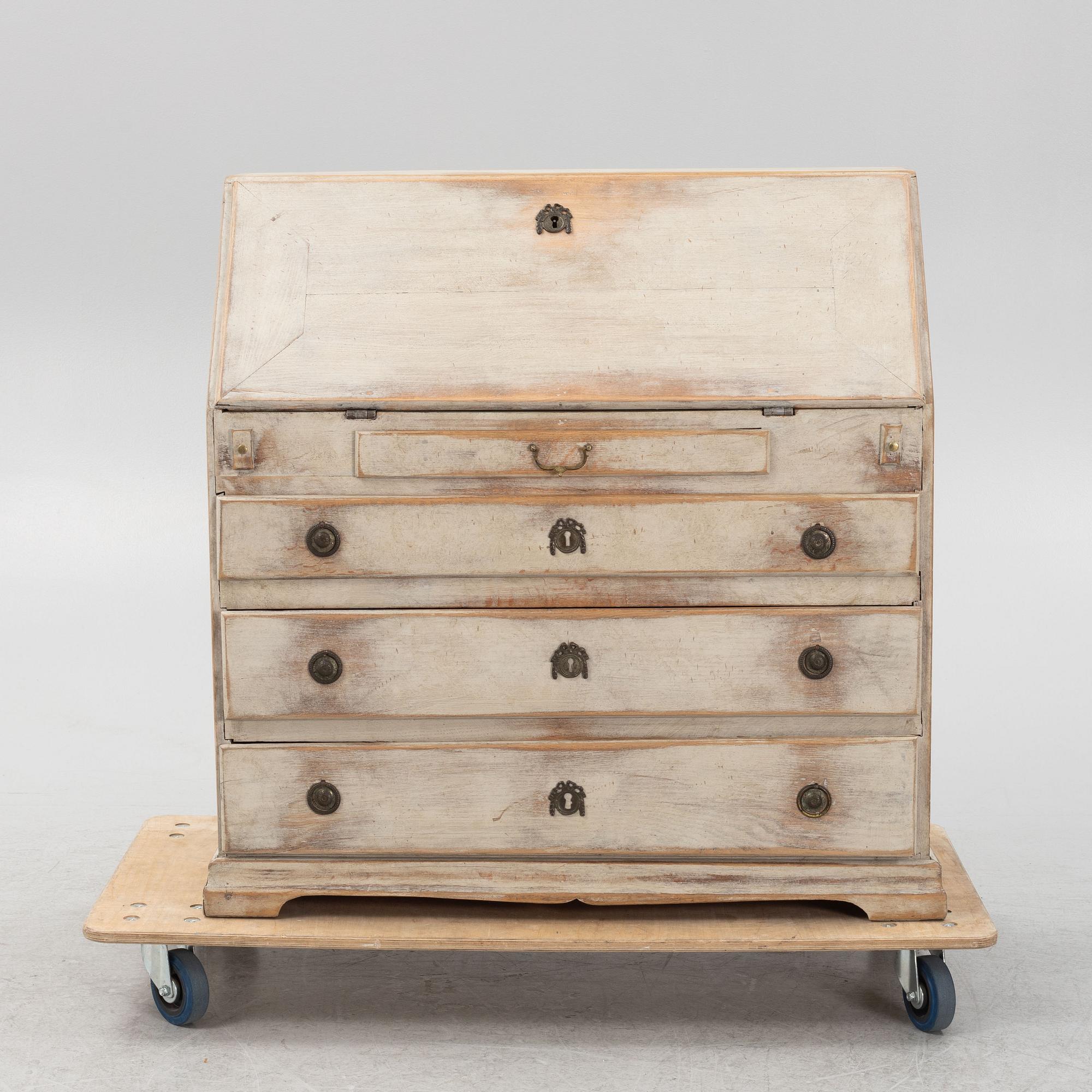 Sekretär, 17/1800-tal.