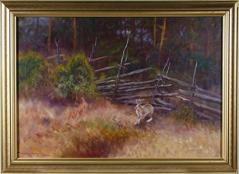 HENNING HOUGAARDH, olja på duk, sign.