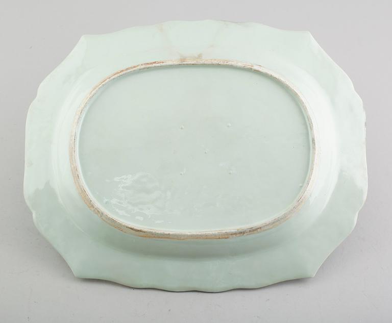 STEKFAT, 4 st, porslin, Kina, Qianlong 1736-1795.