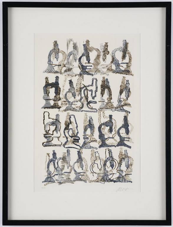 Arman, Untitled from: "Hommage aux Prix Nobel" (The Nobel Prize Portfolio).