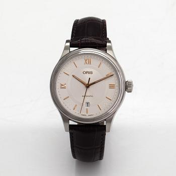 Oris, Classic date, rannekello, 42 mm.