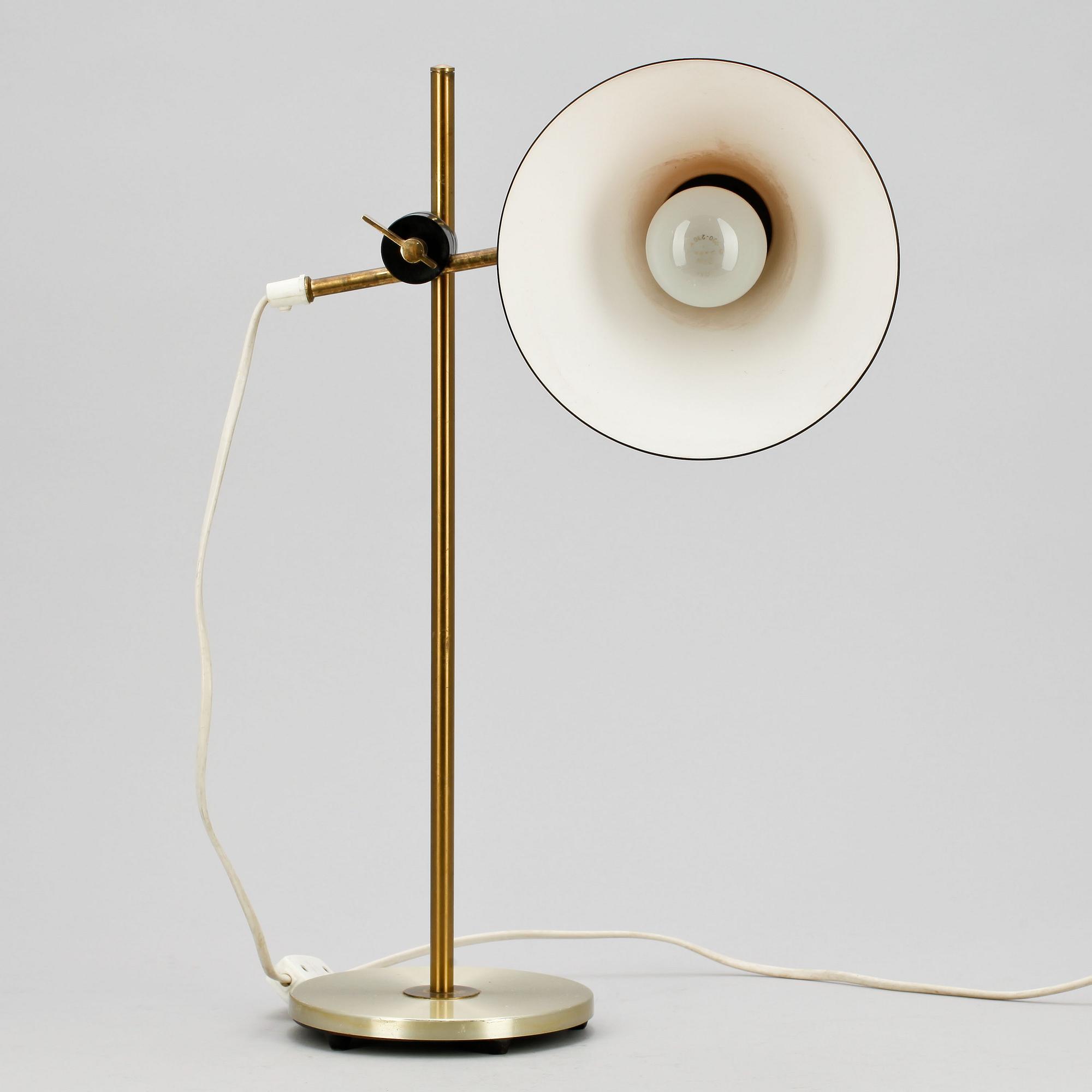 BORDSLAMPA, 1900-talets mitt.