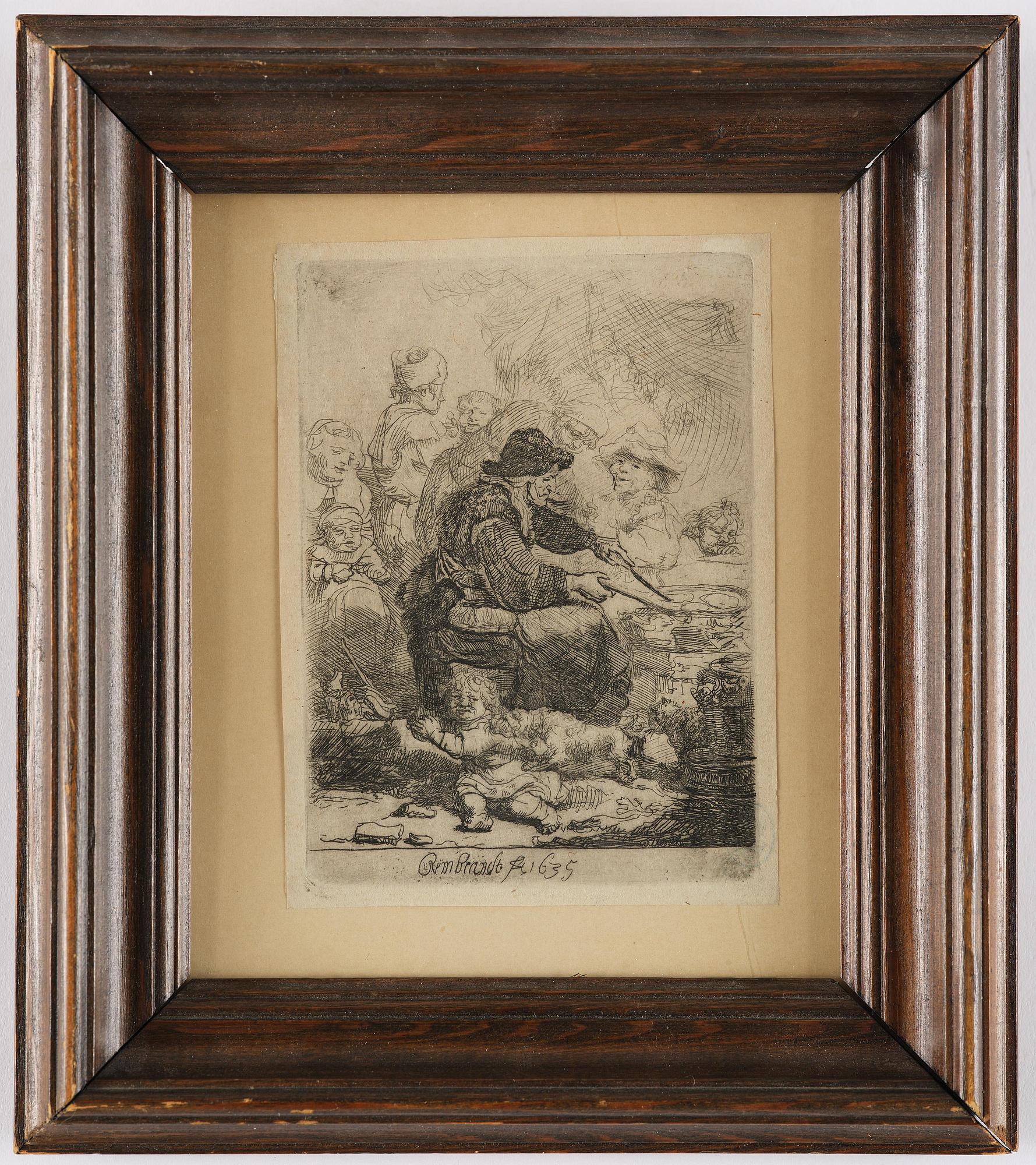 Rembrandt Harmensz van Rijn, "The Pancake Woman".