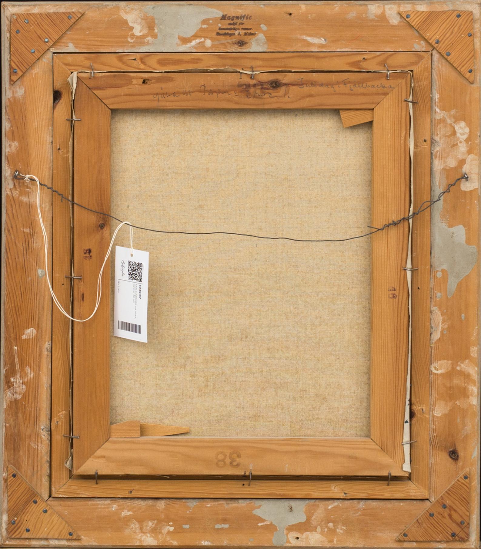 KARL LUNDBORG, oil on canvas, signed -50.