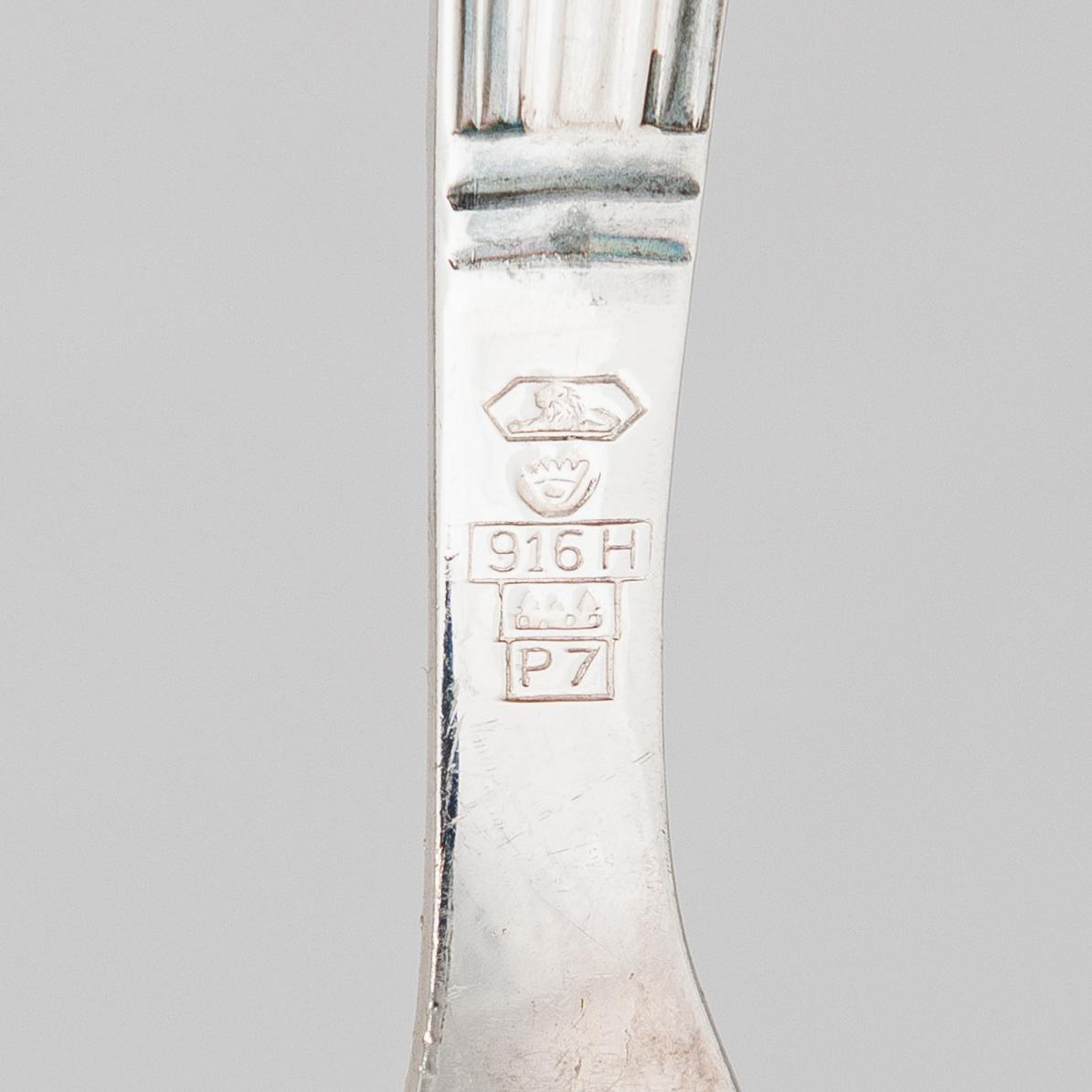 Holger Rasmussen, A 41-piece set of 'Margit' silver cutlery, Hämeenlinna ja Helsinki 1964-68.
