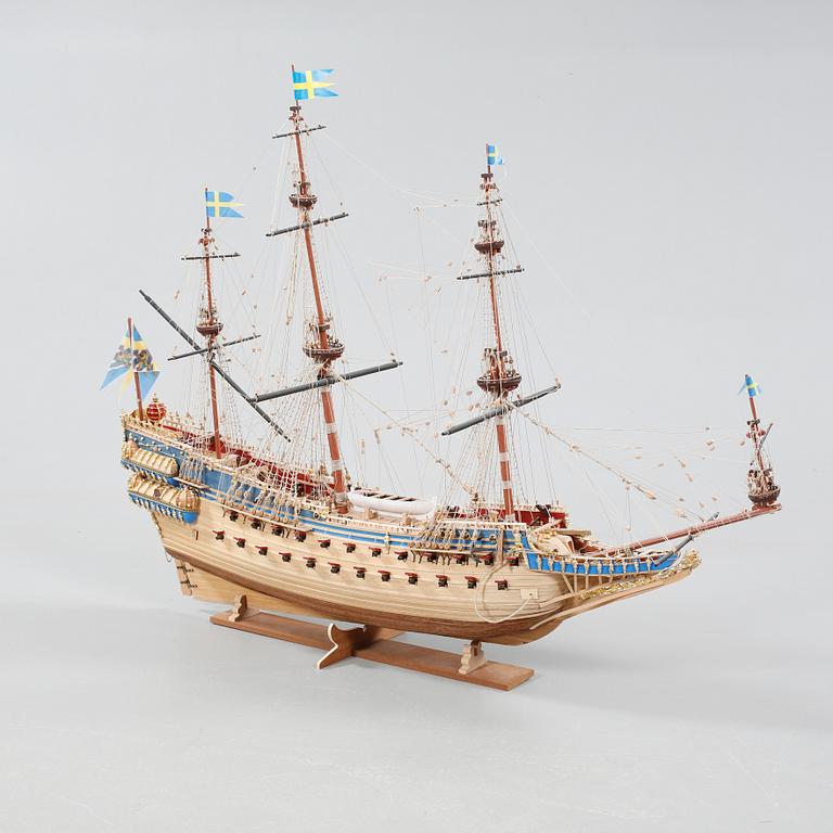 A model ship, "Vasa", second half of the 20th century.