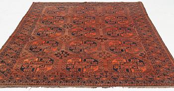 A carpet, semi-antique Afghan, approximately 300 x 221 cm.