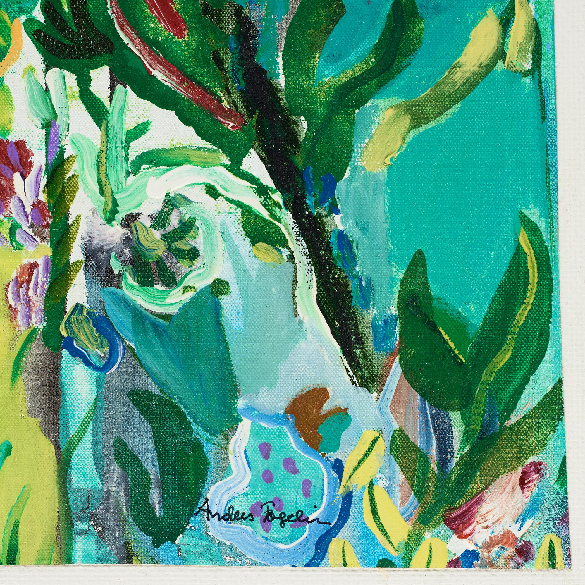 Anders Fogelin, oil on canvas/panel, signed.