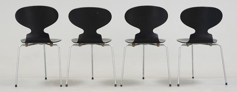 STOLAR, 4st, "Myran", Arne Jacobsen, Fritz Hansen, Danmark.