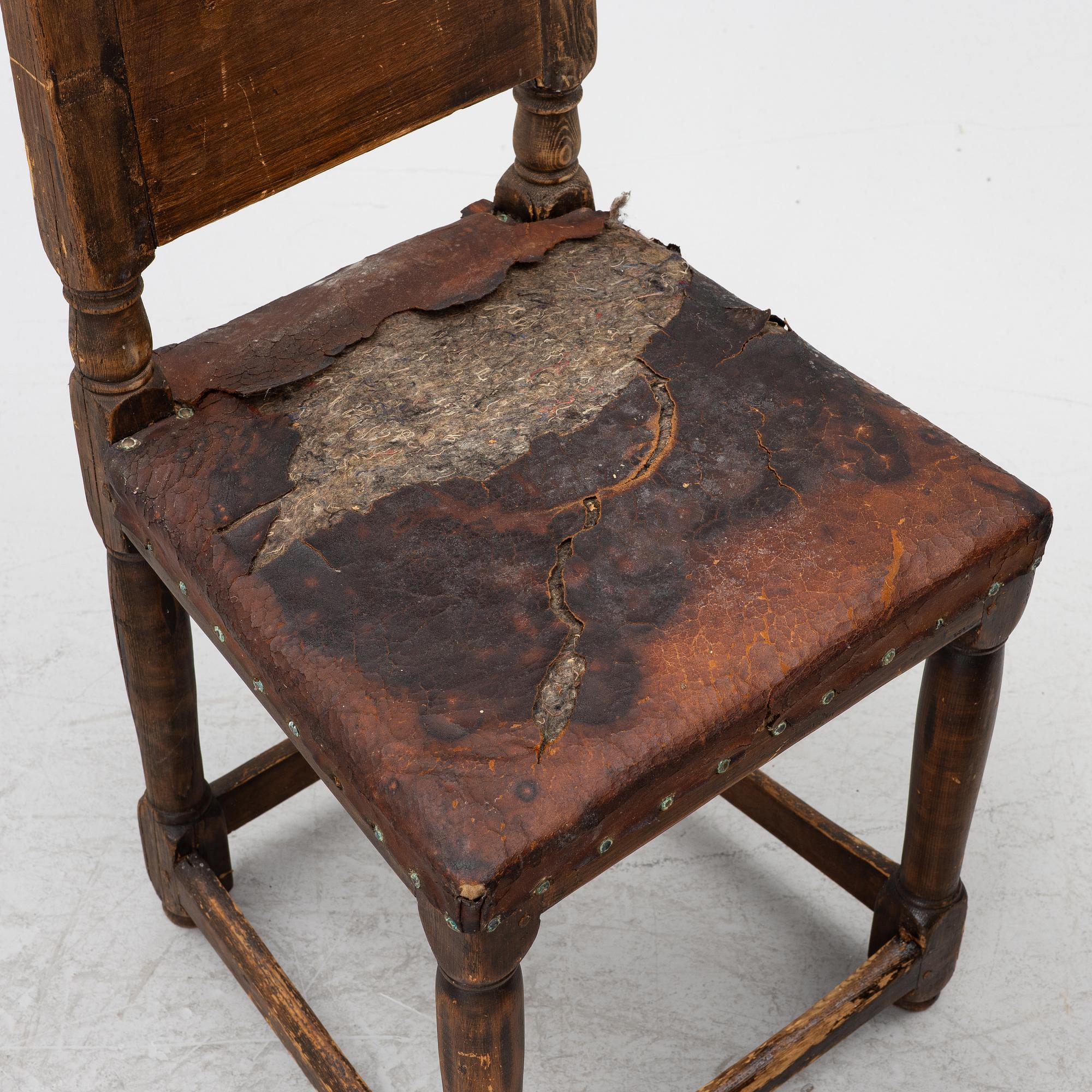 Stolar, 4 st, 1700-tal, Barock.