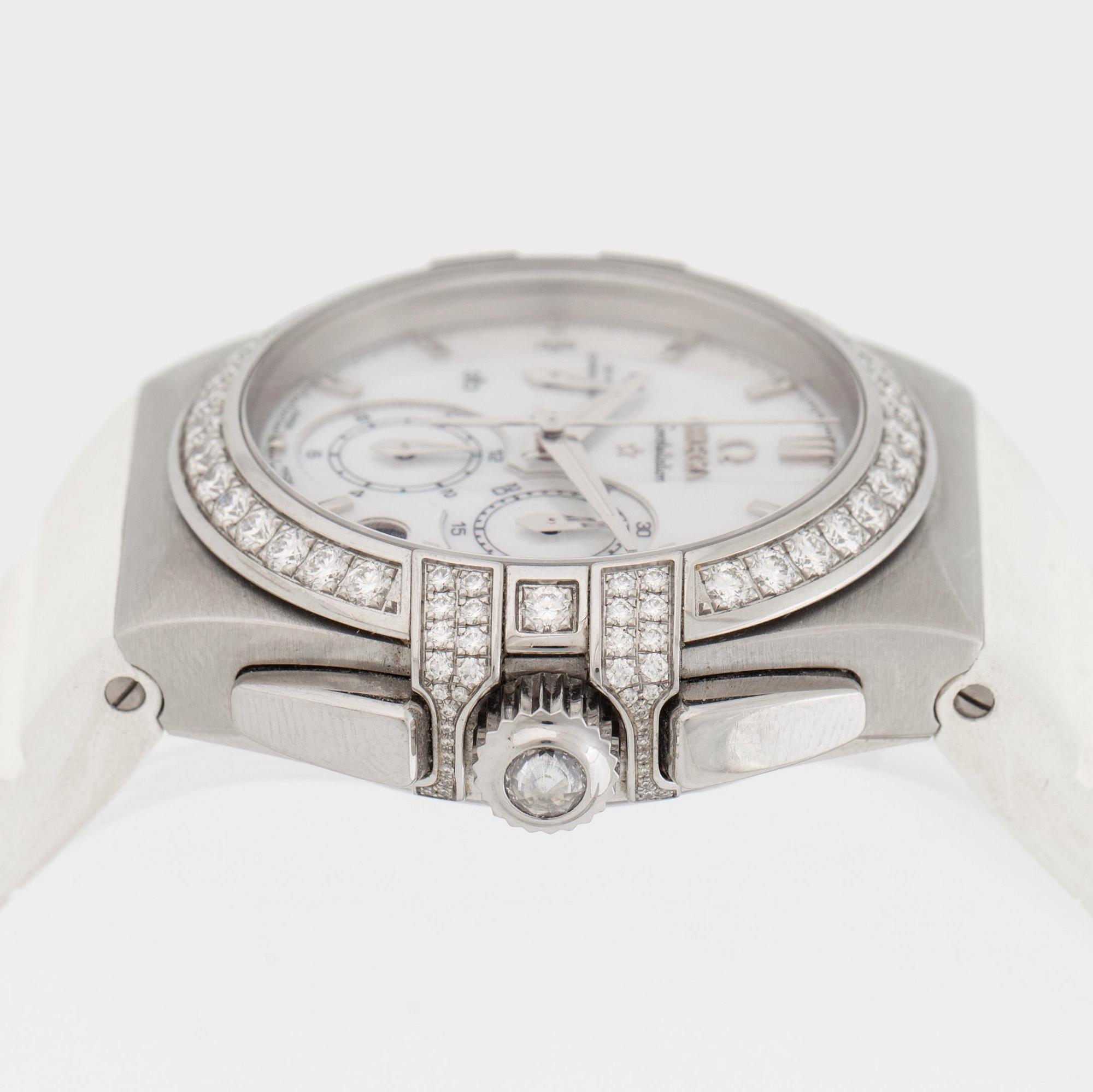 OMEGA, Constellation, Double Eagle, Co-Axial, Chronometer, chronograph, wristwatch, 35 mm,