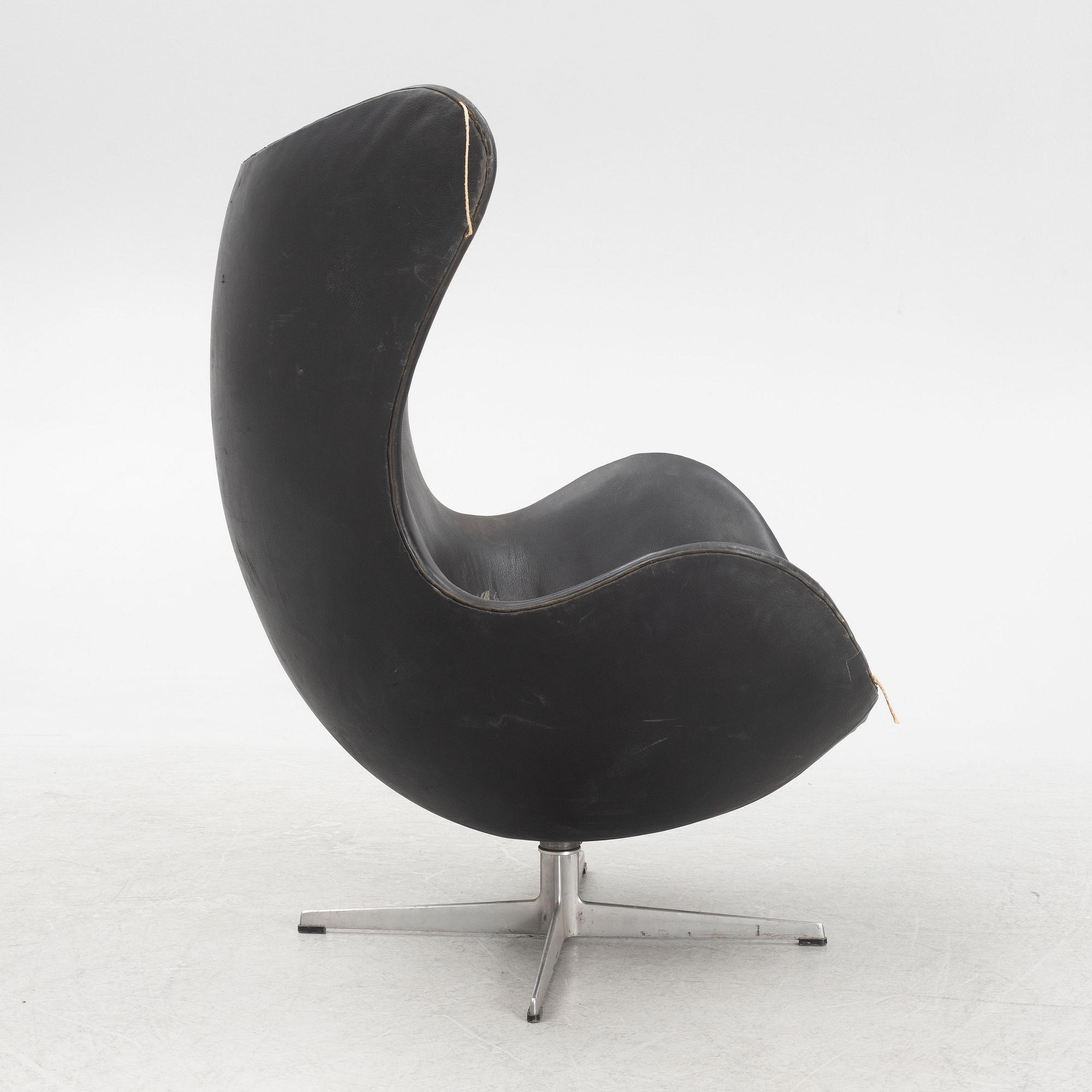 Arne Jacobsen, fåtölj, "Ägget", Fritz Hansen, Danmark.