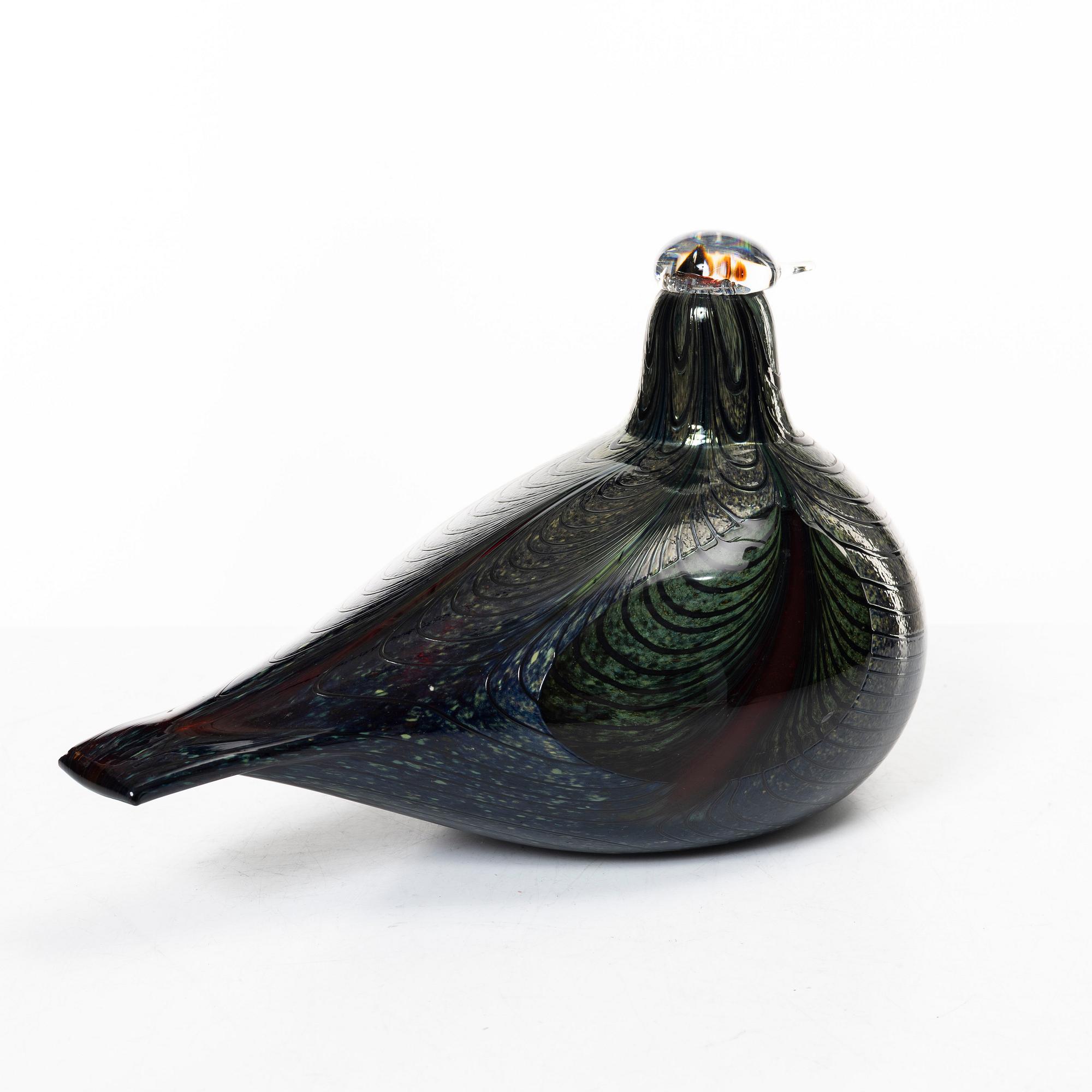 Oiva Toikka, three glass birds, Nuutajärvi, Notsjö, iittala, Finland.