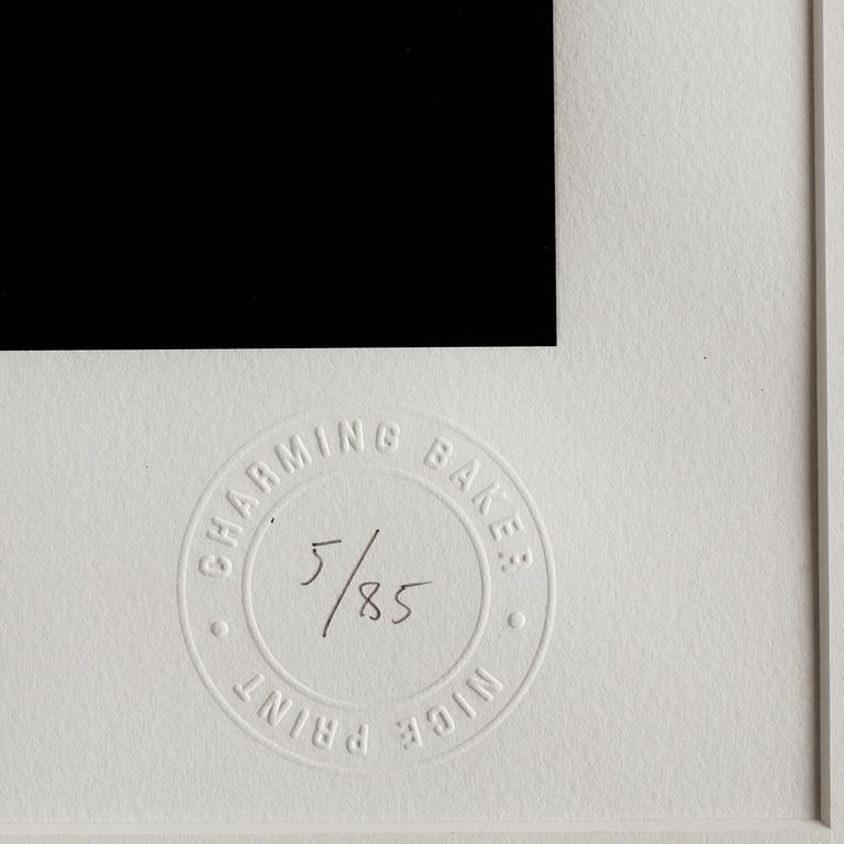 Charming Baker, digital print signerad och numrerad 5/85.