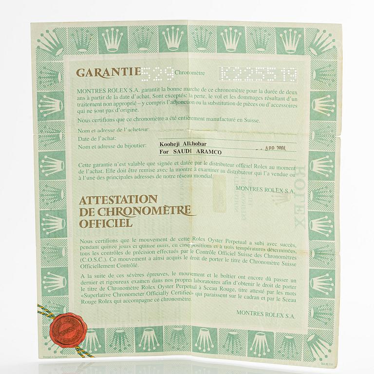 Rolex, Sea-Dweller, ca 2004.