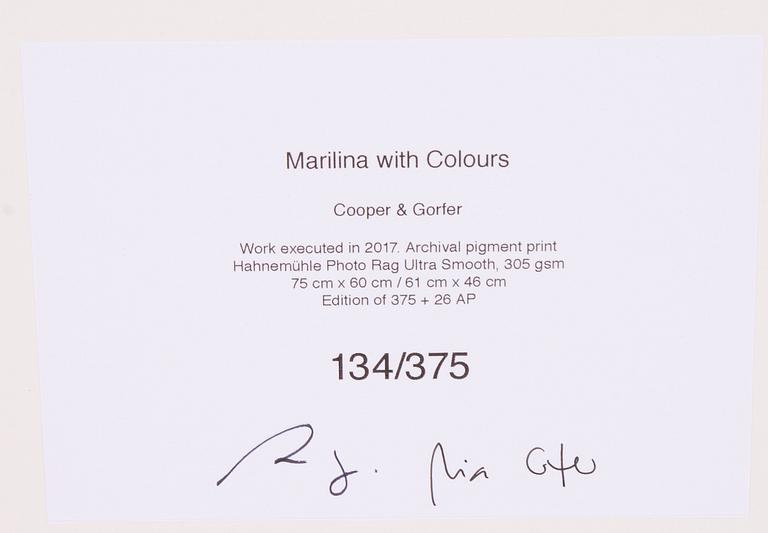 Cooper & Gorfer, "Marilina with Colours".