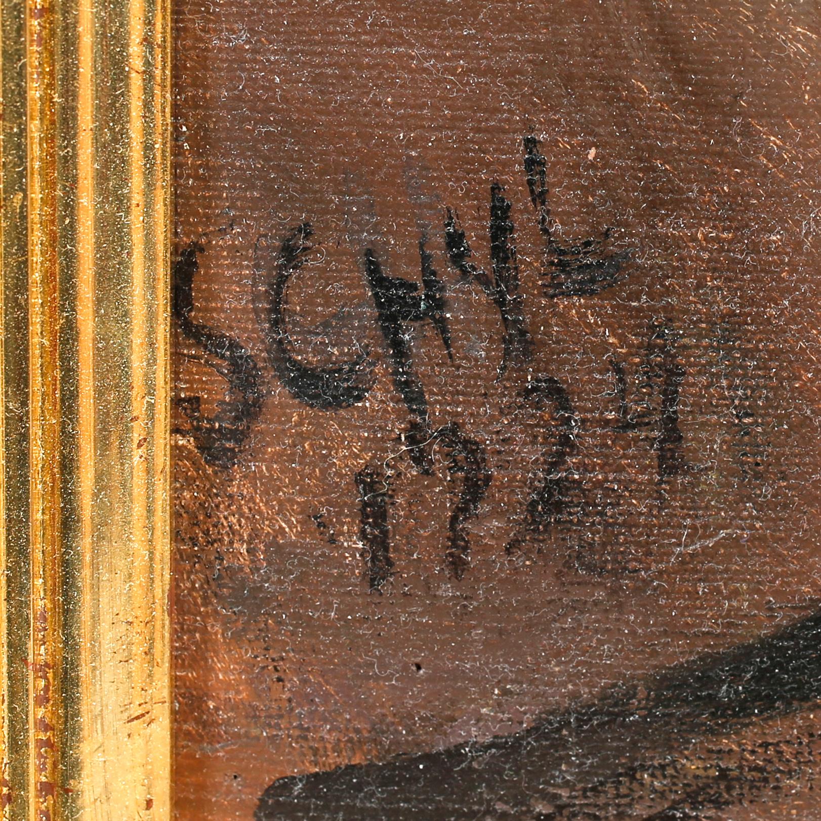JULES SCHYL, oil on canvas, signed and dated 1924.
