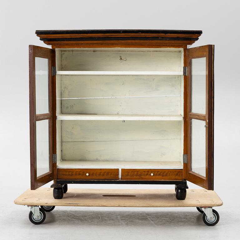 Display cabinet, late 19th century,