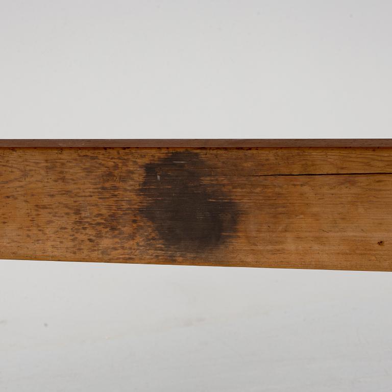 SPORTSTUGEMÖBEL, a pine table, Nordiska Kompaniet, attributed to Axel Einar Hjorth, Sweden 1930's.