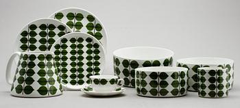 SERVISPORSLIN, 37 delar, "Berså", Stig Lindberg, Gustavsberg.