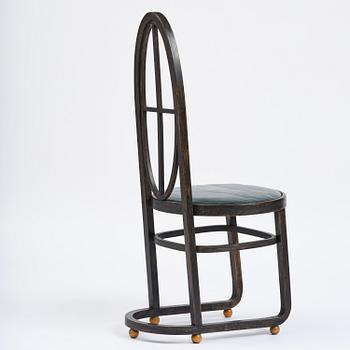 Carl Bergsten, stol, Gemla Leksaksfabrik, Diö, för Konst- och industriutställningen, Norrköping, 1906.