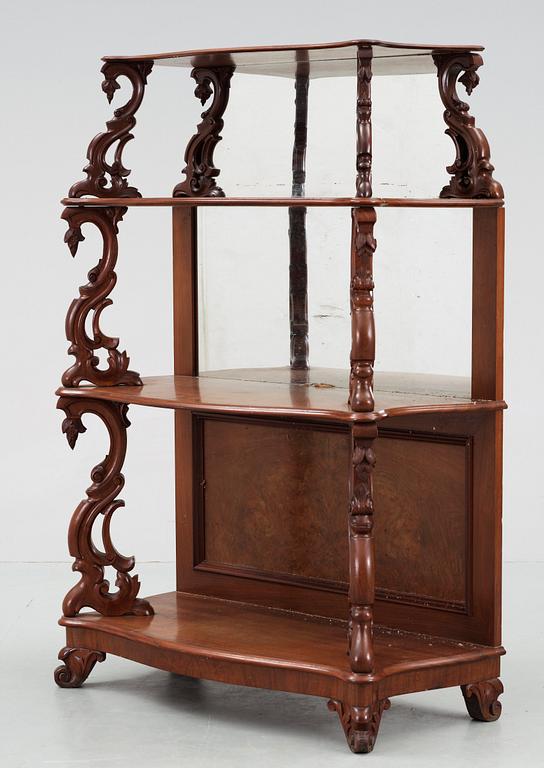 ETAGERE, nyrokoko, 1800-talets mitt.