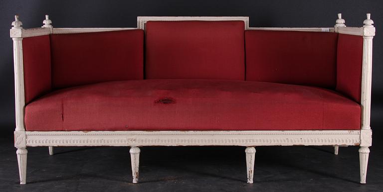 SOFFA, gustavianskt provinsarbete, 1800-talets början.