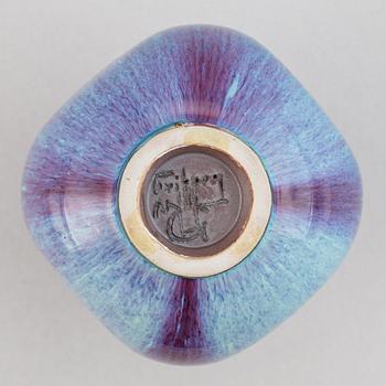 Berndt Friberg, two stoneware vases, Gustavsbergs studio, mid 20th Century.