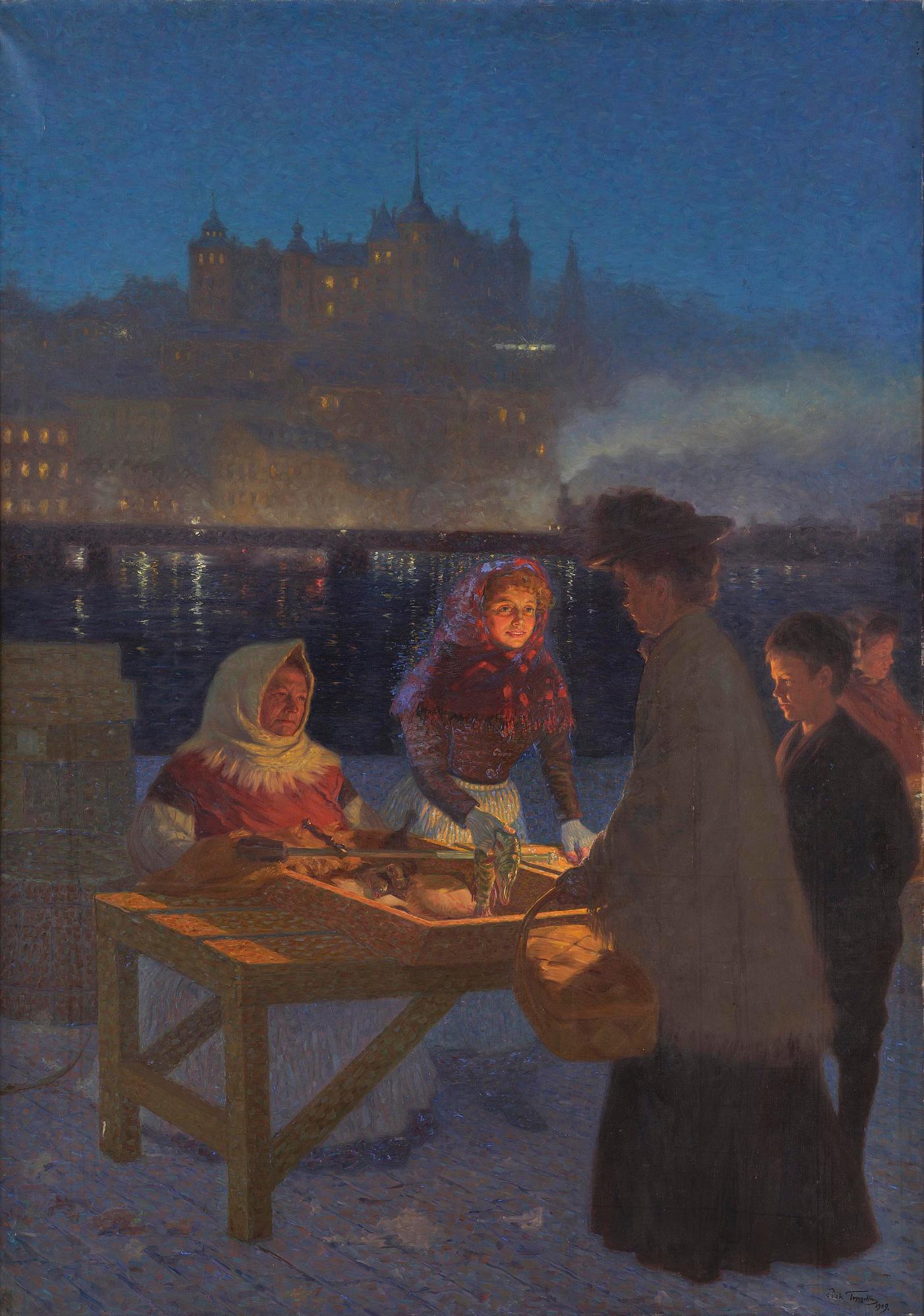 Erik Tryggelin, The Fish Market Kornhamnstorg, Stockholm.
