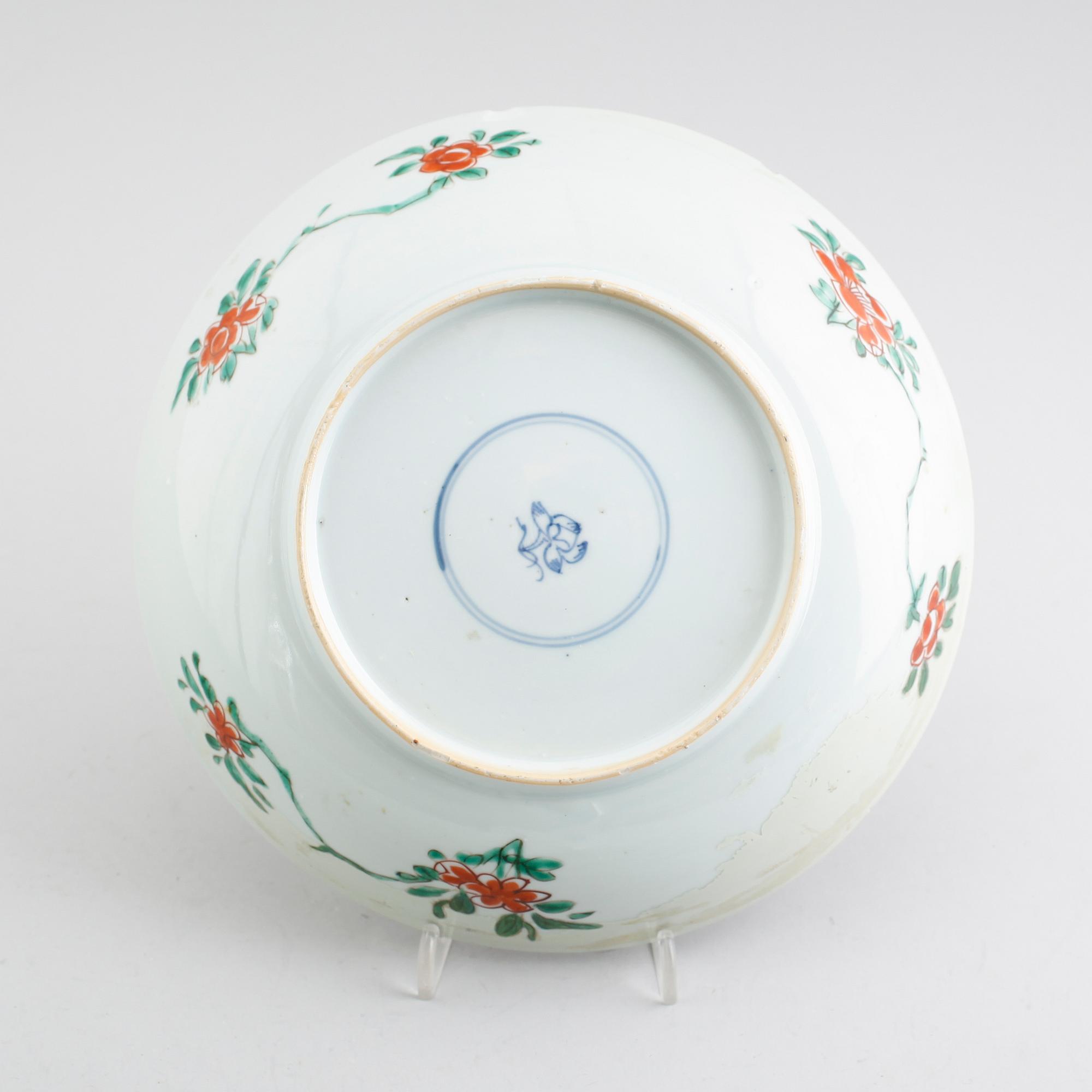 FAT, porslin, Kina, möjligen Kangxi.