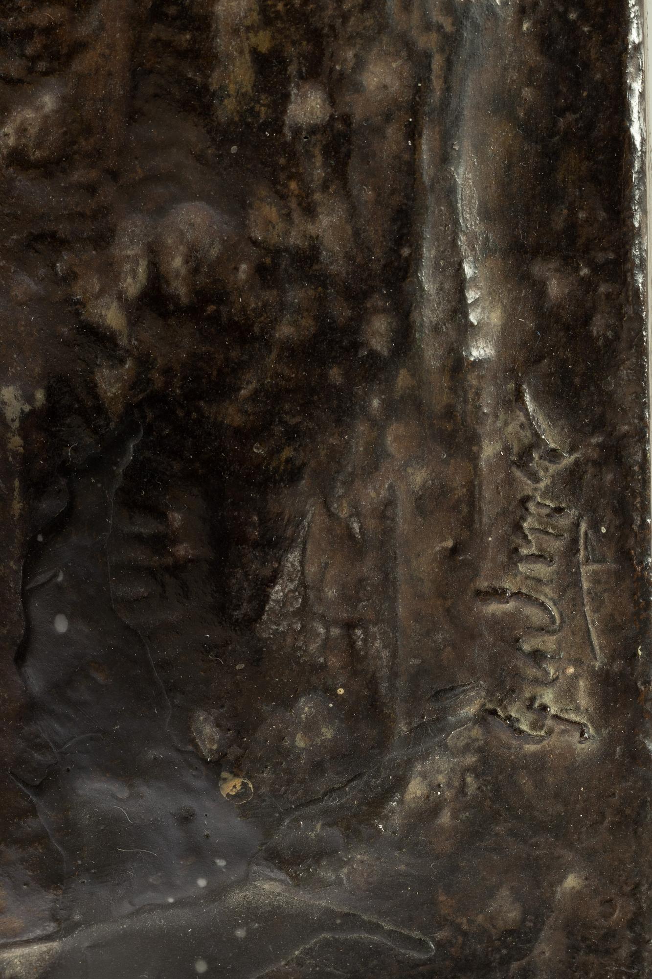 Gudmar Olovson, sculpture. Signed. Numbered. Foundry mark. Bronze, height 79 cm, length 58 cm.