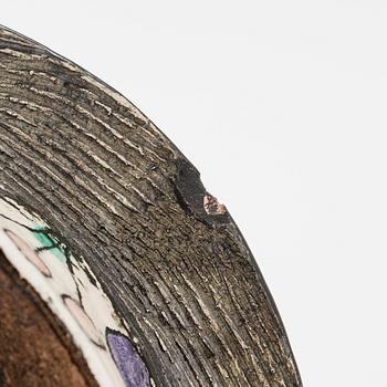 Birger Kaipiainen, a 1950's stoneware bowl signed Kaipiainen.