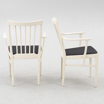 Carl Malmsten, chairs, 8 pcs, "Herrgården", Bodafors.