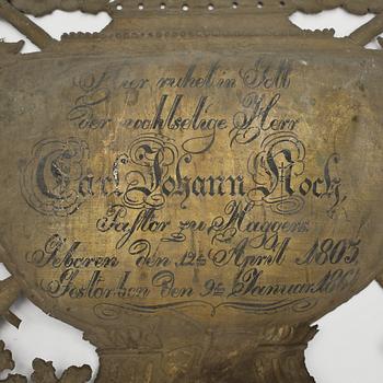 EPITAFIER, 4 st, 1700-talets slut samt 1800-tal.