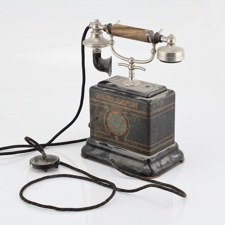 A telephone, early 20th century.