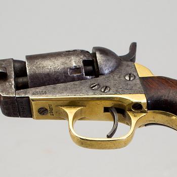 A Colt percussion revolver mid 19th century.