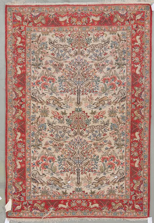 MATTA, sannolikt Ghom, figural, semiantik. Ca 205x136 cm.