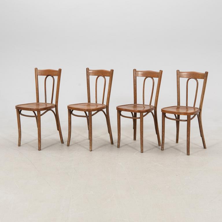 Chairs, 4 pcs, first half of the 20th century.
