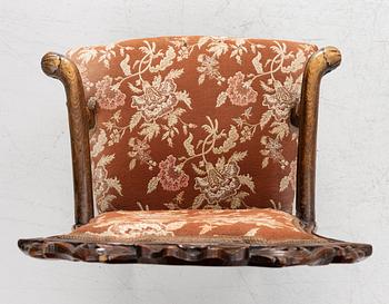Armchair, Rococo, mid-18th century.