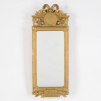 A 18th century gustavian mirror.