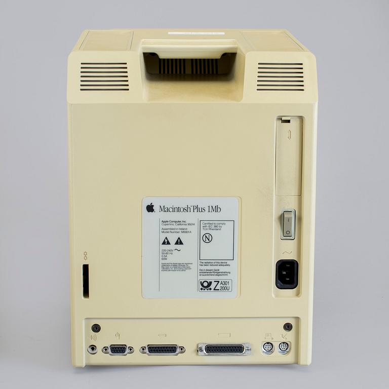 DATOR, Macintosh, Plus 1Mb, inköpt 1983-84.