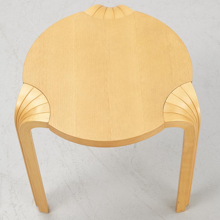 Alvar Aalto, a model Y601 stool, Artek, Finland.
