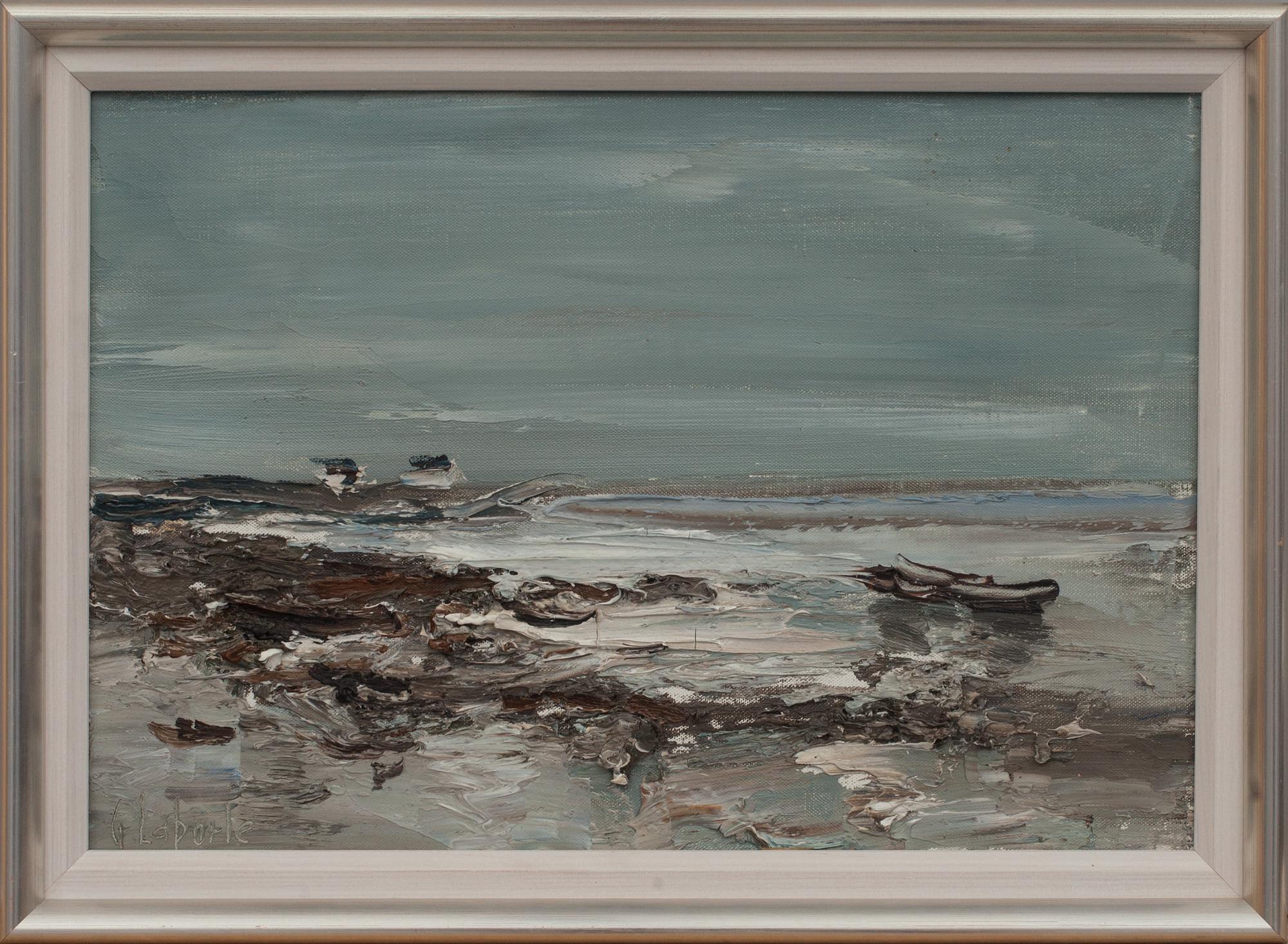 GEORGES LAPORTE, oljemålning på duk, signerad.
