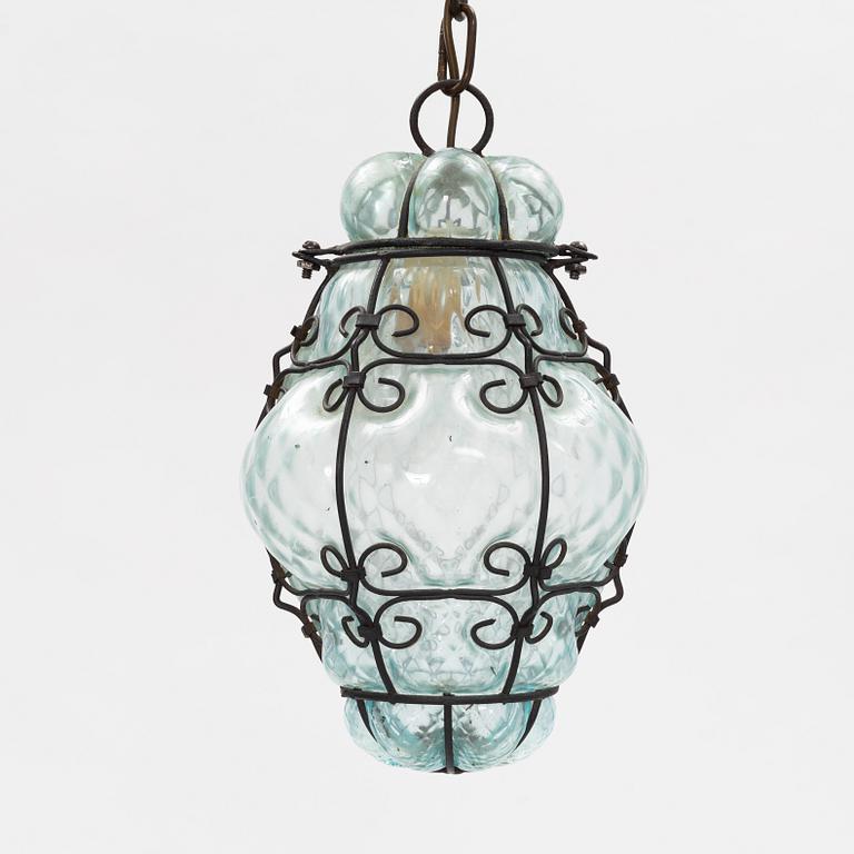 Ceiling lamp, Murano, Venice, mid-20th century.