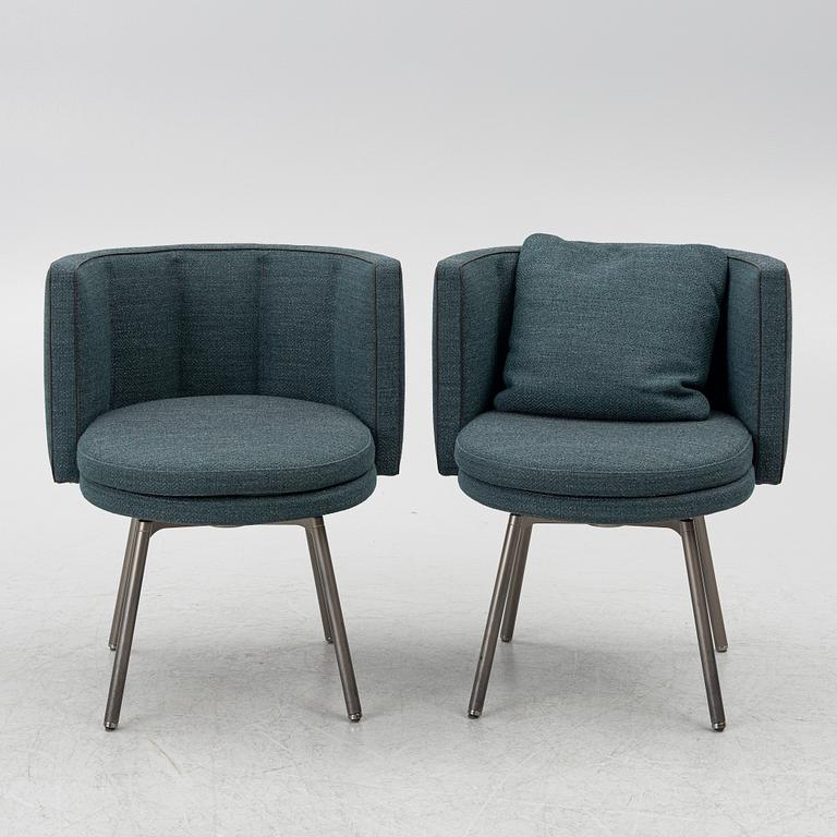 Nendo, stolar, ett par, "Torii", Minotti, Italien.